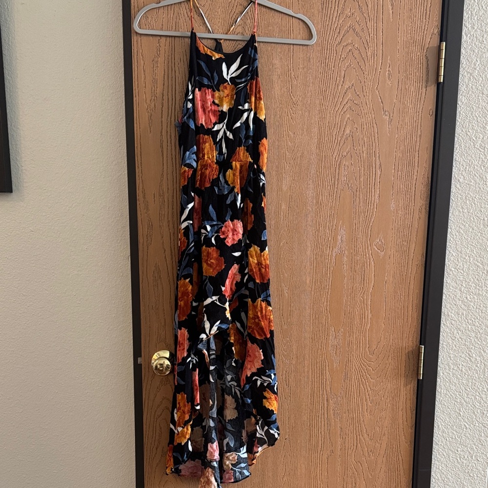 Floral Halter Maxi Dress